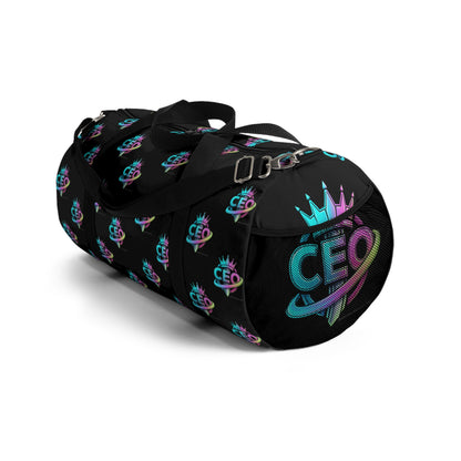 CEO Black Duffel Bag — Bold Travel & Gym Tote