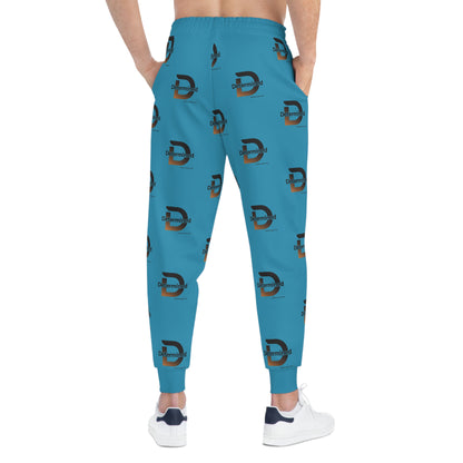 Unisex Determined Joggers — Turquoise