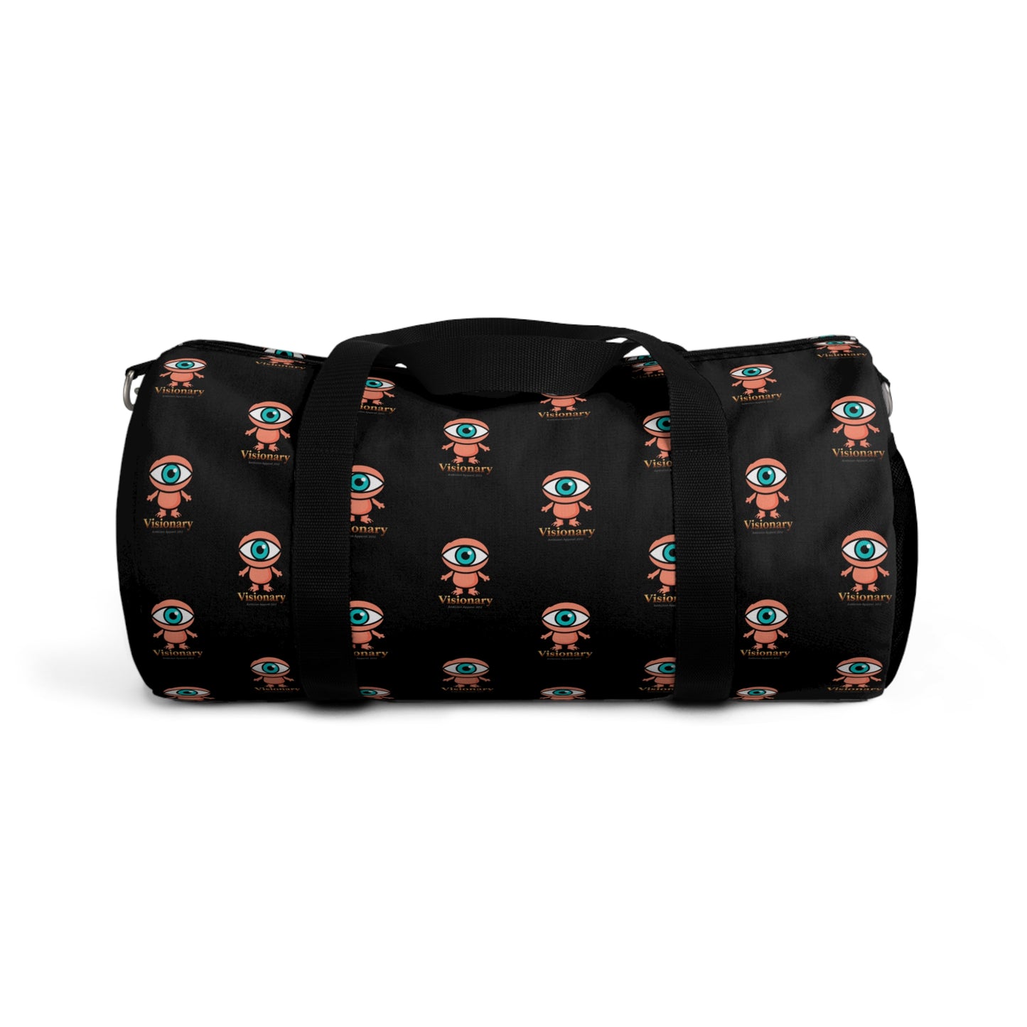 Visionary Black Duffel Bag — Bold Travel & Gym Tote