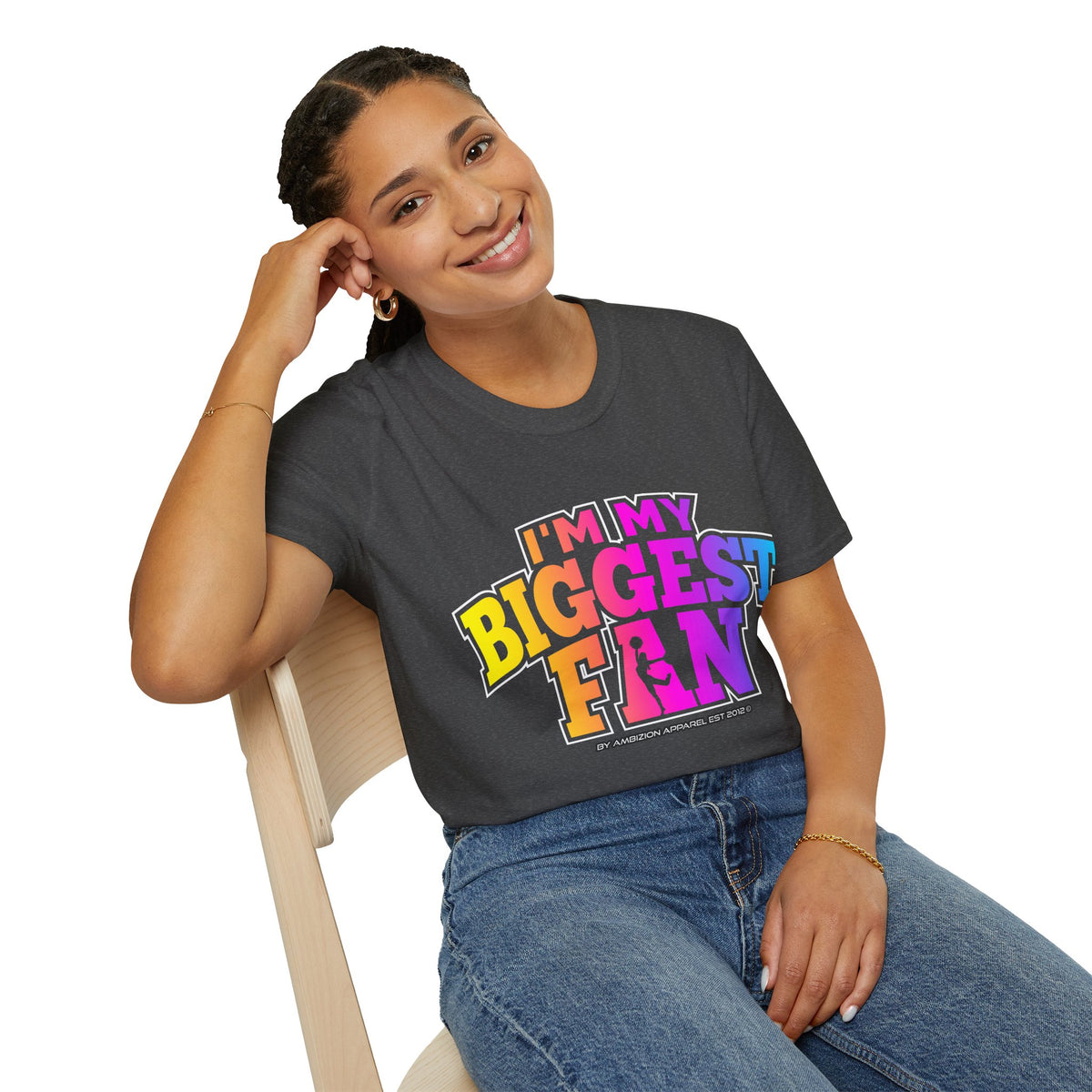 I'm My Biggest Fan Cheerleader Unisex T-Shirt