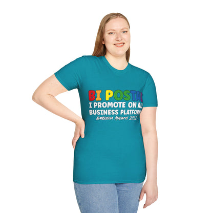 Bi Postal Unisex T-Shirt (LGBTQ)