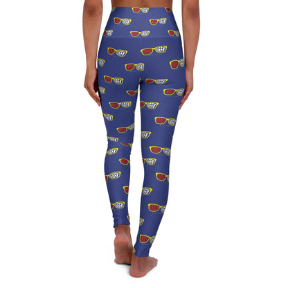 Proud Geek Blue High-Waisted Yoga Leggings- Ambizion Active