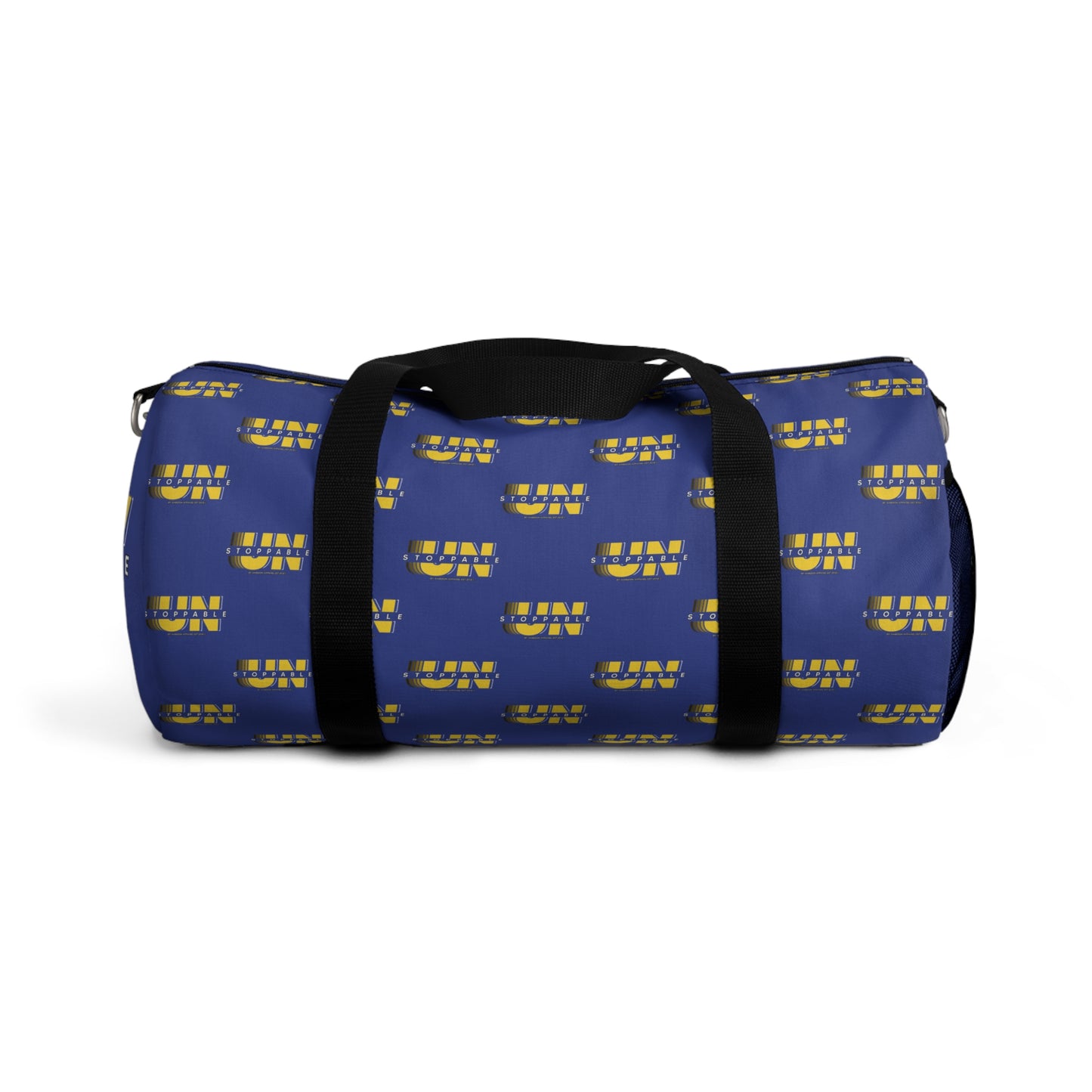 UNStoppable Blue Duffel Bag — Bold Travel & Gym Tote