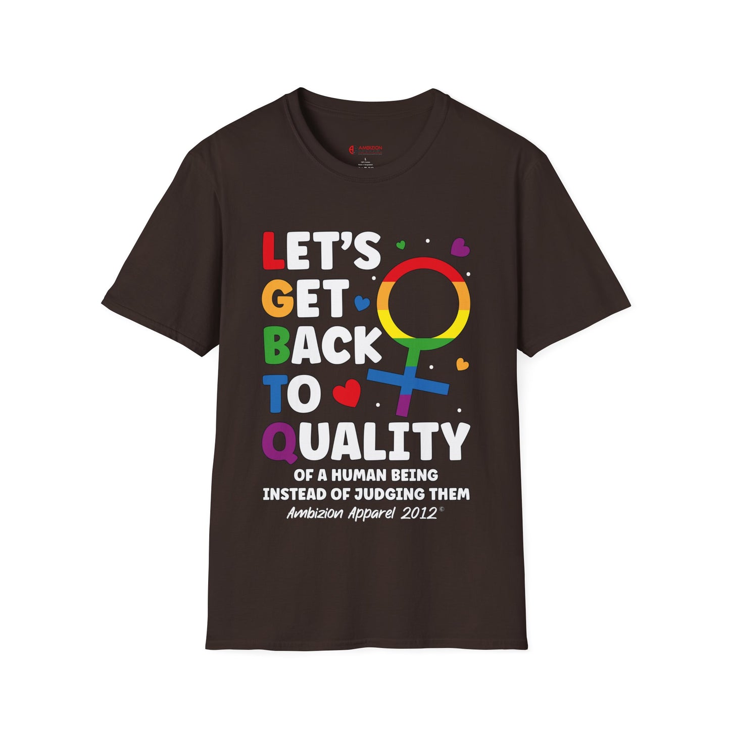 LGBTQ (Let's Get Back to Quality) Unisex T-Shirt (LGBTQ)