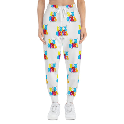 Unisex Ambizion Biz Girl Joggers — White