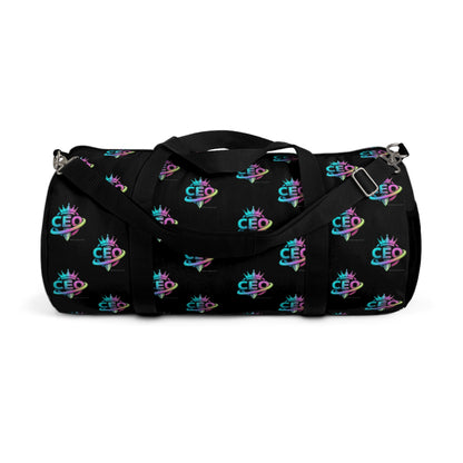 CEO Black Duffel Bag — Bold Travel & Gym Tote