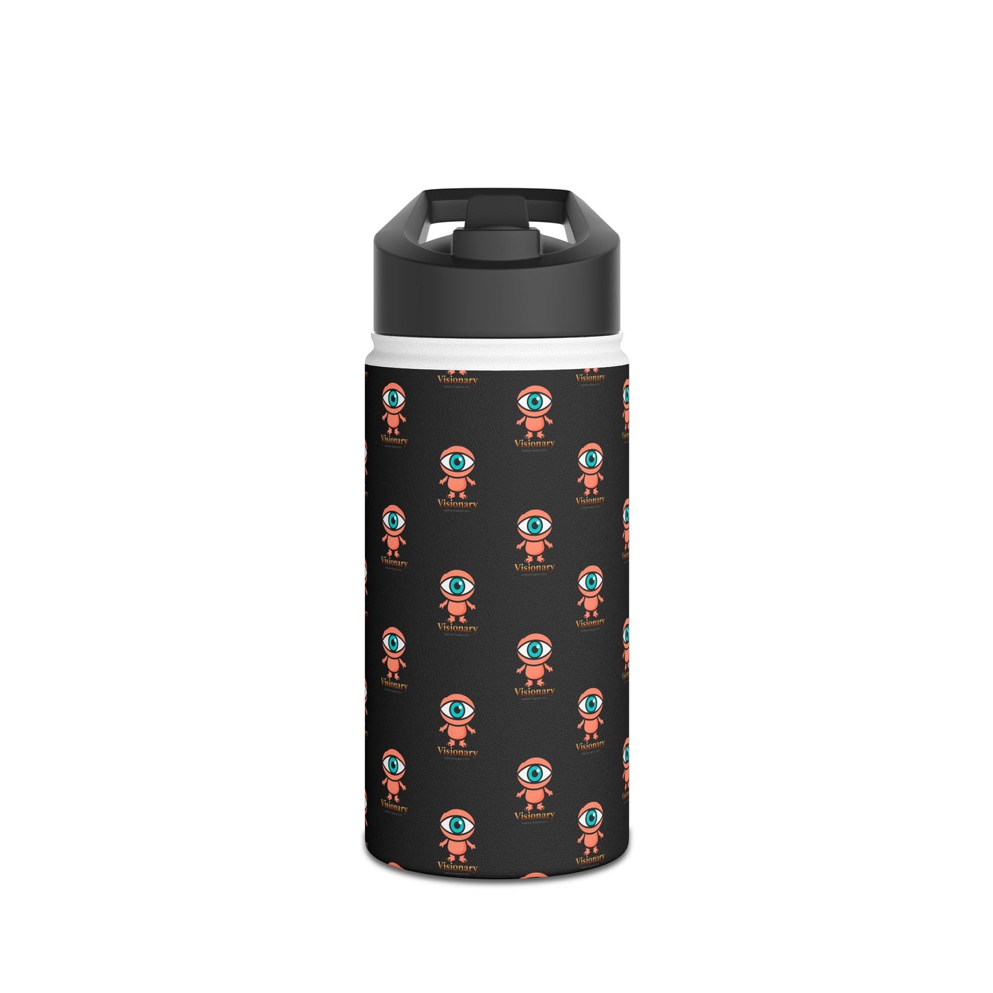 Visionary Stainless Water Bottle — Black